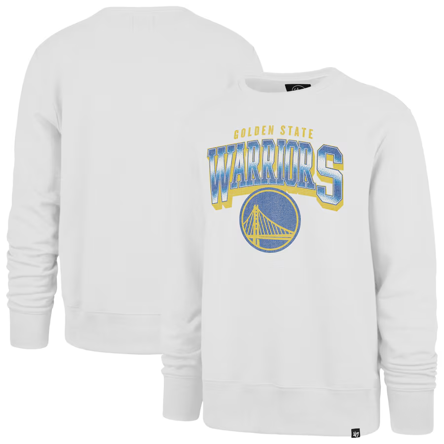 Men Golden State Warriors white 2024 NBA hoodie